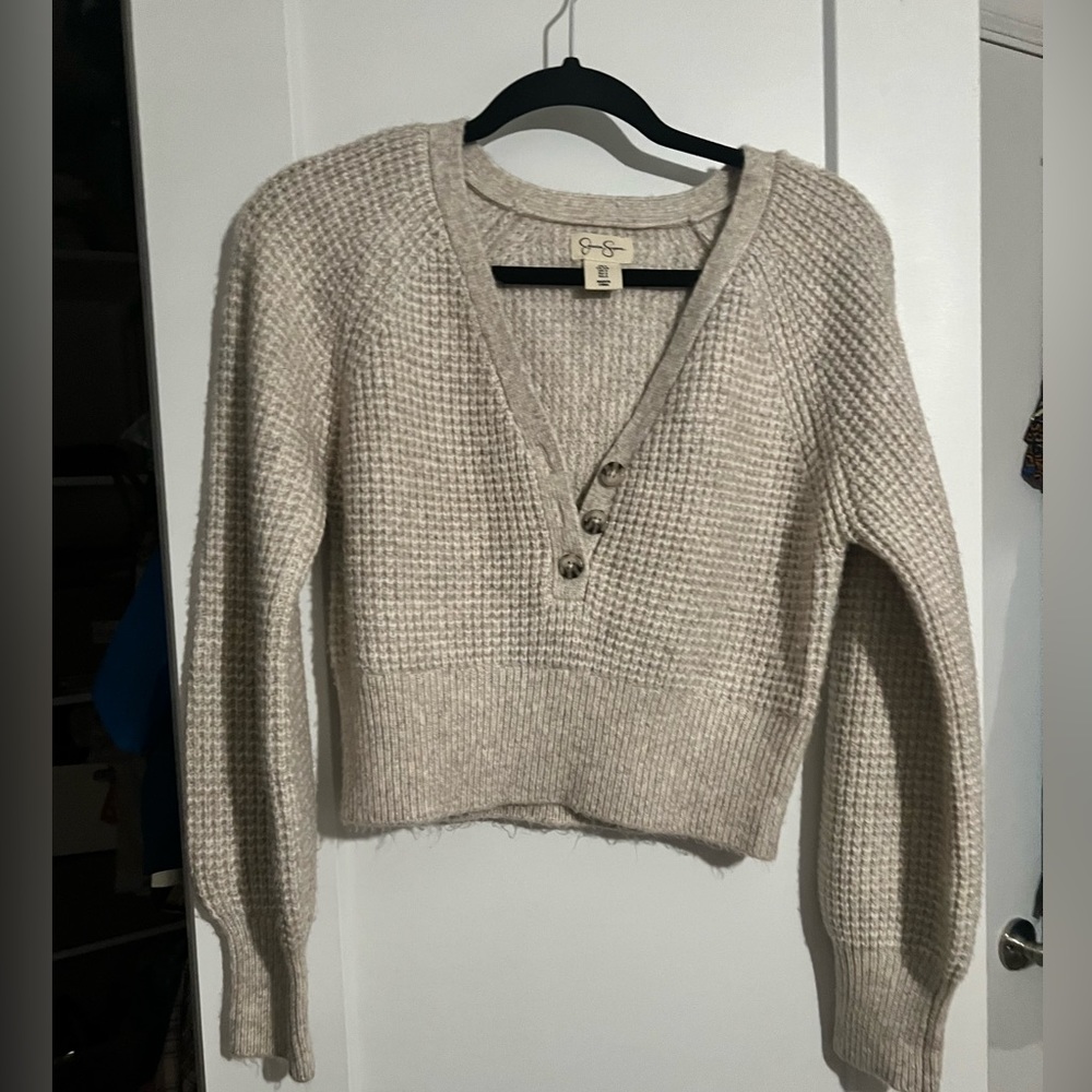 Jessica Simpson crop sweater